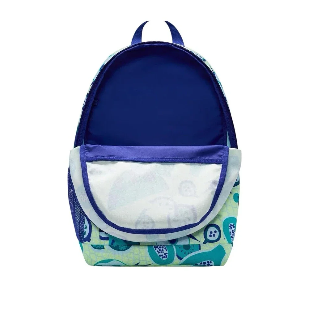 Nike Elemental Kids School Backpack Pencil Case in Green with Blue Fruits